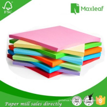 Color Specialty Paper for Handcraft Work for School and Office Use